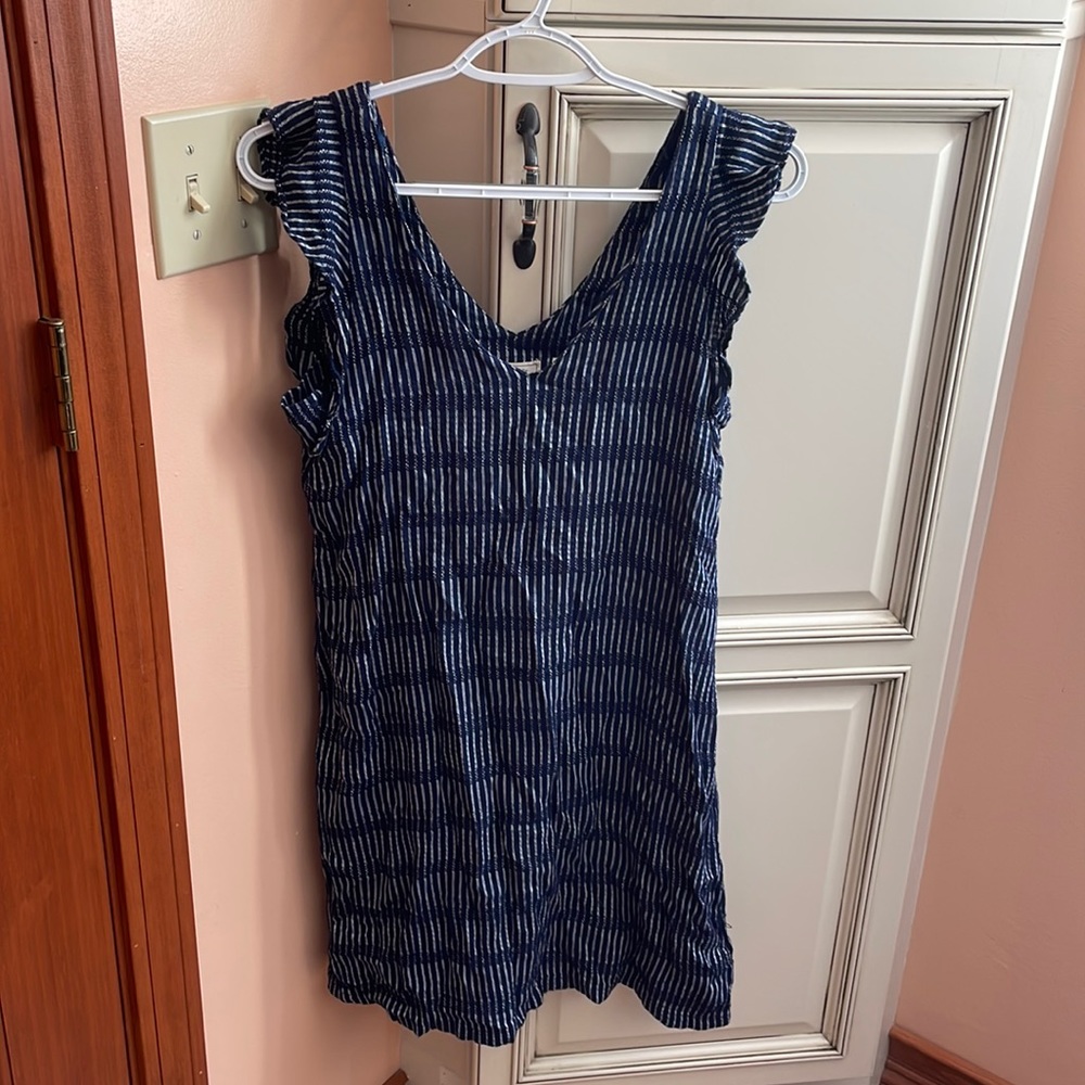 fatface navy tori stripe dress